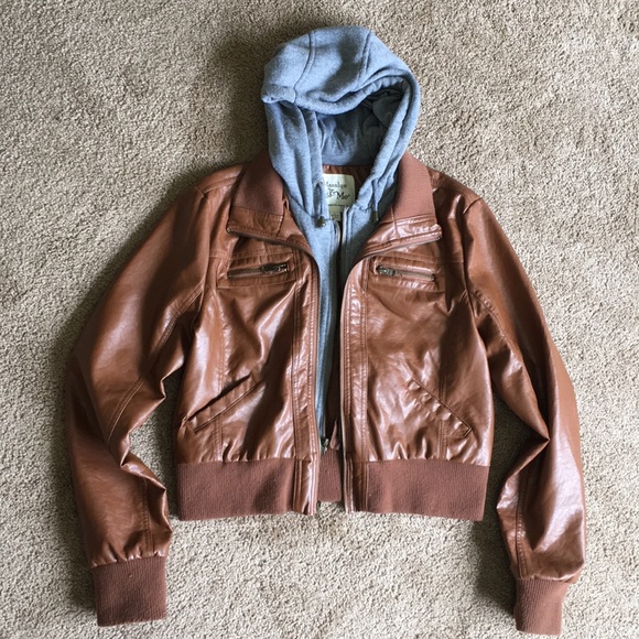 Maralyn & Me Jackets & Blazers - Leather Jacket